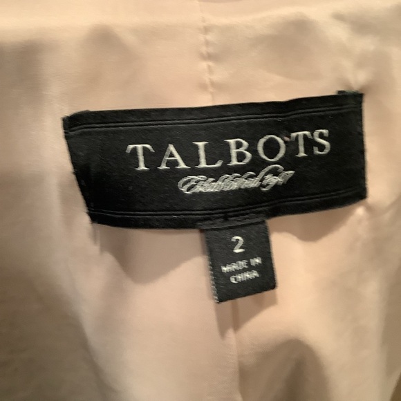 #317 Amazingly Soft Talbots Single Button Blazer Size 2 - Picture 10 of 10